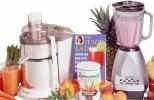 The Juicelady Juicer Package- includes blender, book and energy mix